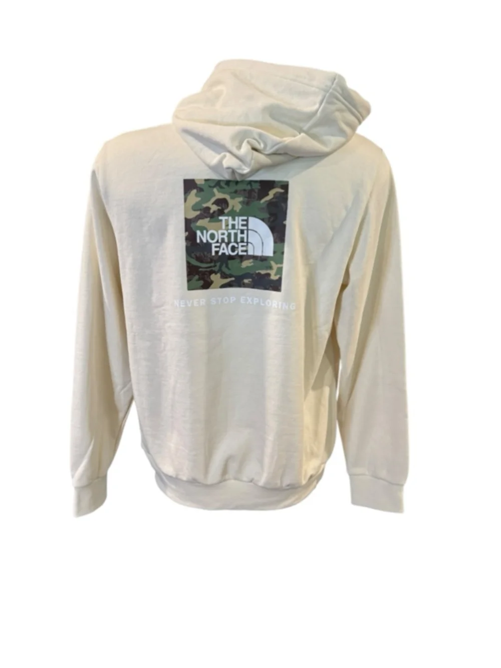 Men's The North Face Hoodie M White Dune Camo
